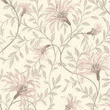 Fairhaven Pink Luxury Floral Wallpaper