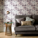 Prior Park Pink Luxury Tree Wallpaper - 1601-102-01