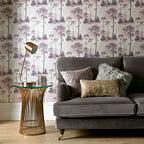 Prior Park Pink Luxury Tree Wallpaper - 1601-102-01