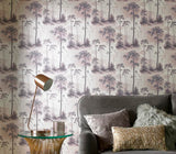 Prior Park Pink Luxury Tree Wallpaper - 1601-102-01