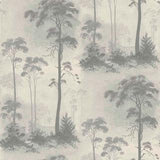 Prior Park Grey Luxury Tree Wallpaper - 1601-102-03