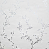 Milton Silver Luxury Leaf Wallpaper - 1601-103-01