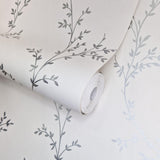 Milton Silver Luxury Leaf Wallpaper - 1601-103-01