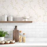 Milton Natural Luxury Leaf Wallpaper - 1601-103-03
