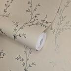 Milton Gold Luxury Leaf Wallpaper - 1601-103-04
