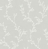 Milton Grey Luxury Leaf Wallpaper - 1601-103-05