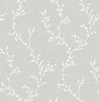 Milton Grey Luxury Leaf Wallpaper - 1601-103-05