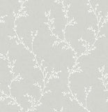 Milton Grey Luxury Leaf Wallpaper - 1601-103-05