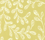 Audley Yellow Luxury Leaf Wallpaper - 1601-104-01