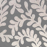 Audley Duck Egg Blue Luxury Leaf Wallpaper - 1601-104-04