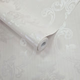 Hampton Natural Luxury Damask Wallpaper - 1601-106-02