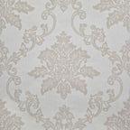 Hampton Ivory Cream Luxury Damask Wallpaper - 1601-106-03