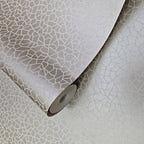 Kew Taupe Metallic Luxury Geometric Wallpaper - 1601-107-02