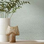 Kew Duck Egg Blue Luxury Geometric Wallpaper - 1601-107-04