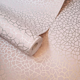 Kew Pink Luxury Geometric Wallpaper - 1601-107-05