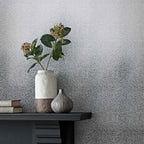 Kew Foil Silver Metallic Luxury Wallpaper - 1601-107-06