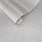 Kew Foil Silver Metallic Luxury Wallpaper - 1601-107-06