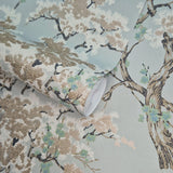 Harewood Seafoam Green Luxury Chinoiserie Wallpaper - 1602-100-02