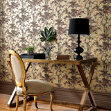 Harewood Gold Metallic Luxury Chinoiserie Wallpaper - 1602-100-03