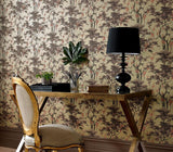 Harewood Gold Metallic Luxury Chinoiserie Wallpaper - 1602-100-03