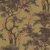 Harewood Gold Metallic Luxury Chinoiserie Wallpaper - 1602-100-03