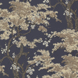 Harewood Navy Blue Luxury Chinoiserie Wallpaper - 1602-100-05