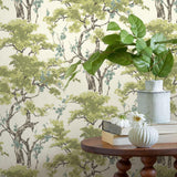 Harewood Lime Green Luxury Chinoiserie Wallpaper - 1602-100-06