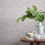 Brodsworth Natural Luxury Patterned Wallpaper - 1602-103-01