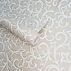 Brodsworth Natural Luxury Patterned Wallpaper - 1602-103-01