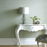 Brodsworth Seafoam Green Luxury Patterned Wallpaper - 1602-103-02