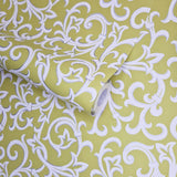 Brodsworth Lime Green Luxury Patterned Wallpaper - 1602-103-05