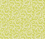 Brodsworth Lime Green Luxury Patterned Wallpaper - 1602-103-05