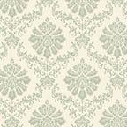 Broughton Seafoam Green Luxury Damask Wallpaper - 1602-104-02