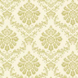 Broughton Lime Green Luxury Damask Wallpaper - 1602-104-05