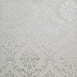 Broughton Taupe Natural Luxury Damask Wallpaper - 1602-104-06
