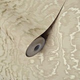 Avington Gold Luxury Moire Wallpaper - 1602-105-03