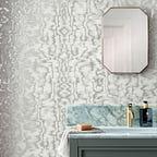 Avington Grey Luxury Moire Wallpaper - 1602-105-04