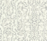 Avington Grey Luxury Moire Wallpaper - 1602-105-04