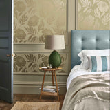Chatsworth Gold Luxury Floral Wallpaper - 1602-106-03