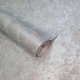 Fenton Duck Egg Blue Luxury Plain Wallpaper - 1602-107-02