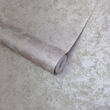 Fenton Silver Luxury Plain Wallpaper - 1602-107-05