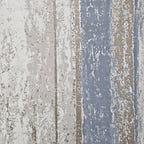 Linea Denim Blue Grey Luxury Striped Wallpaper