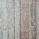 Linea Coral Copper Luxury Striped Wallpaper