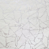 Glaze Silver Luxury Geometric Wallpaper
