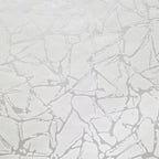 Glaze Silver Luxury Geometric Wallpaper