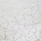 Glaze Silver Luxury Geometric Wallpaper