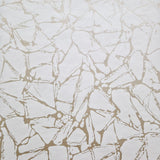 Glaze Natural Gold Luxury Geometric Wallpaper