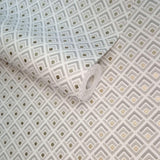Gio Grey Luxury Geometric Wallpaper