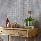 Gio Ebony Black Luxury Geometric Wallpaper