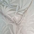 Verdi Ivory Cream Luxury Flock Wallpaper